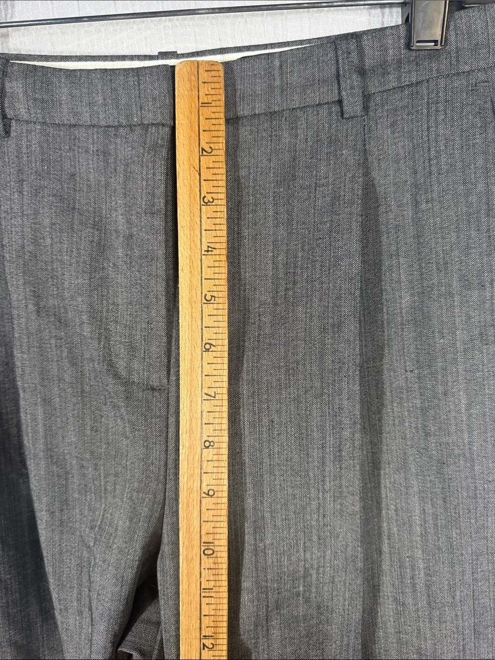 J. Crew Essential Wide-Leg Pant in Italian Studio Wool Blend Grey Nova Fides 4